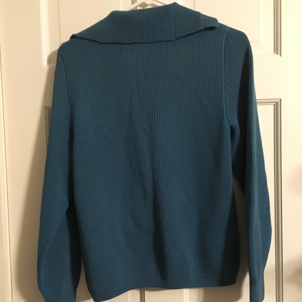 Lemmermayer, Vienna Blue Button Down Cardigan - Picture 3 of 3